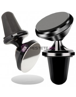 Магнитна стойка за телефон в кола за решетка